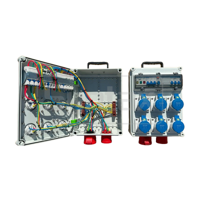 Syntax JJ17 Wall Mounted Distribution Box 32AMP Three Phase With Handle Electrical Maintenance Box 280*380*130mm