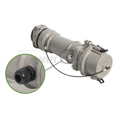 PowerSyntax Shore Power High Current Industrial Male Plug Straight Type 4P 350A 400V IP67 Part No. MB350A-AP-S