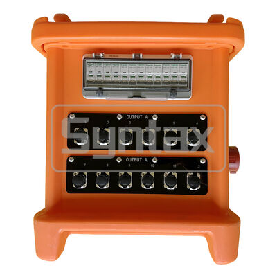 Syntax MK2 Portable Power Distribution Box With 63AMP/5P 400v IP67 Mennekes Inlet And Protected by Schneider Breakers 46*46*55CM