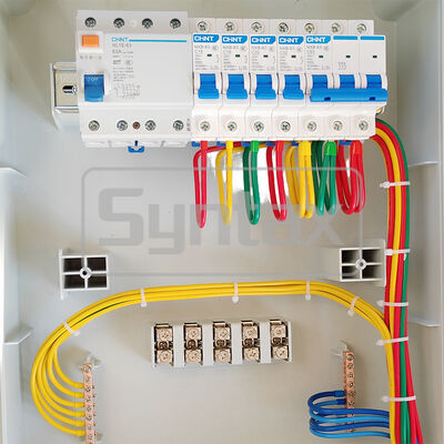 Syntax CX3 Wall Mounted Distribution Box 63AMP Three Phase IP65 Waterproof Made in PC Material
