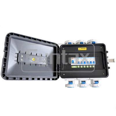 Syntax MP12 Single Phase IP67 Waterproof 32amp Portable Distribution Box with Stackable Design and 3.5m H07RN-F3*6 Extension Cable