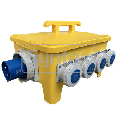 Syntax MP36 IP67 Waterproof Compact Power Distribution Box 125A 1 Phase with Handle for Industrial Use