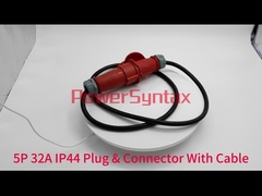 케이블과 5P 32A IP44 플러그 & 연결기