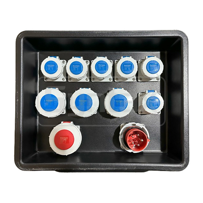 문법 MD2 3단계 32A HDPE 휴대용 배포 상자 IP67 RCBO와 함께 카타르 수영 경기 530x380x460mm