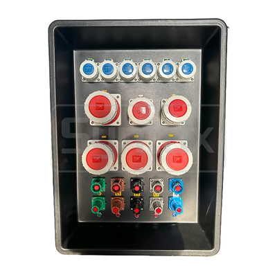 문법 MD4 3단계 400A 전력 배급 상자 내구성 HDPE IP67 카타르 수영 경기 630x430x900mm