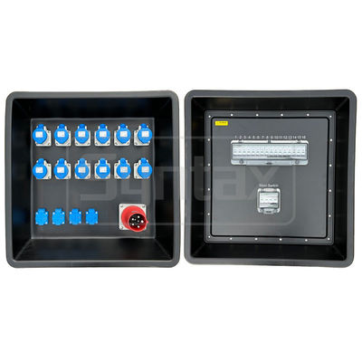 문법 MD3 5P 63A 3단계 휴대용 배포판 HDPE IP67 이벤트 전력 630x430x680mm를 위한 브레이커