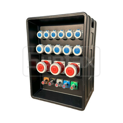 문법 MD4 3단계 250AMP IP67 방수 HDPE 전력 배급 상자 슈나이더 브레이커와 파워싱택스 산업 플러그와 소켓 630x430x900mm