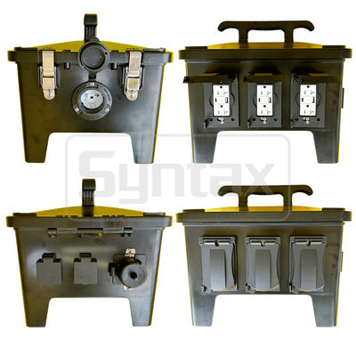 Syntax MP24 방수 휴대용 전원 분배 장치 50A 단상 2극 4선 UL/ETL 인증 콘센트