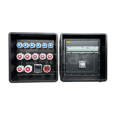 문법 MD3 5P 32A 400V 3PH 전력 배급판 HDPE IP67 이벤트 전력 630x430x680mm를 위한 슈나이더 브레이커와 함께