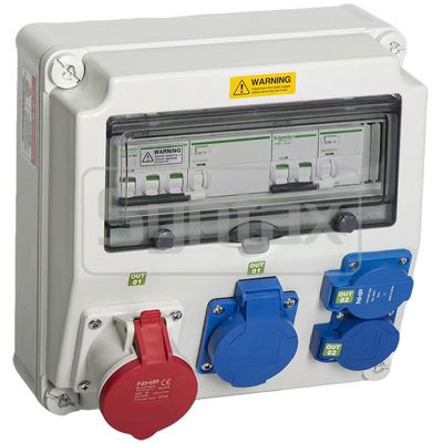 Syntax CX2 벽걸이형 배전함 32AMP 3상 4선, Schneider RCBO 포함 280*280*155mm